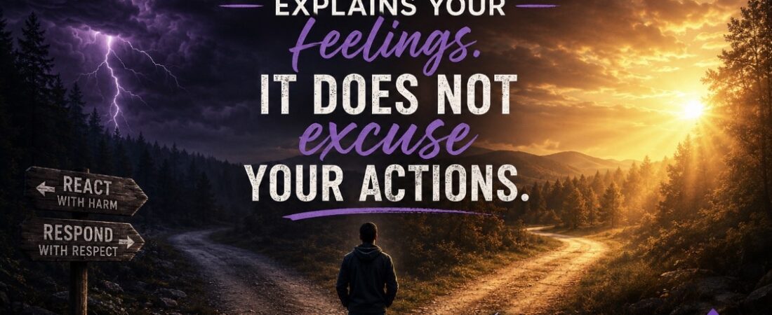 RADV Article: When You’re Triggered, Choose a Different Road