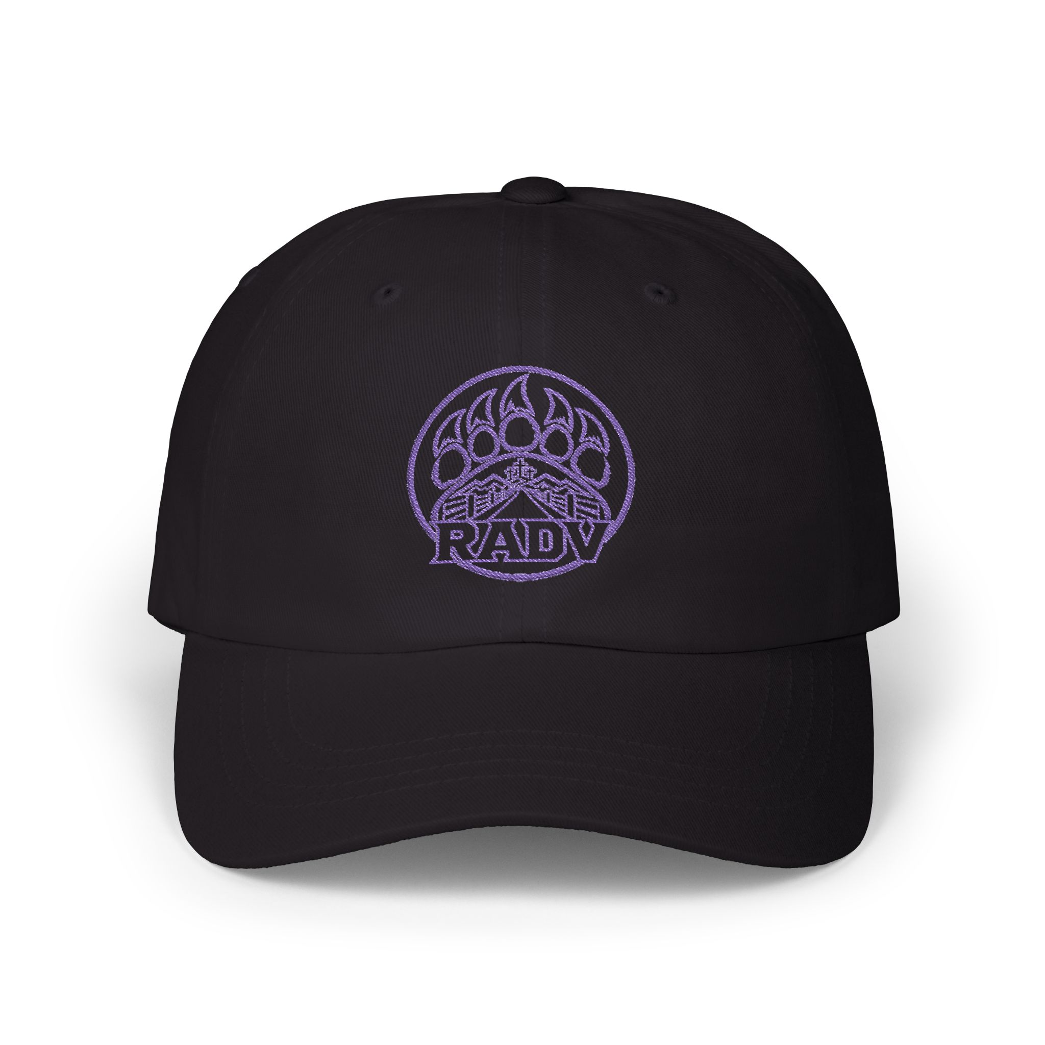RADV Embroidered Hat in black